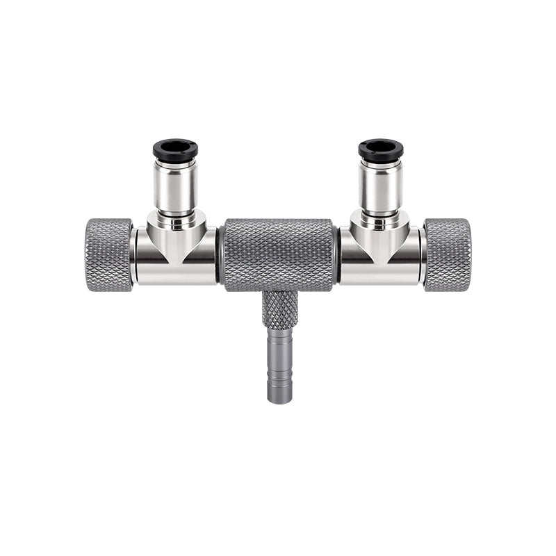 weekaqua 2 way co2 splitter push fit