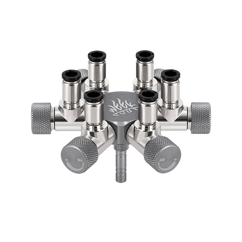 weekaqua 6 way co2 splitter