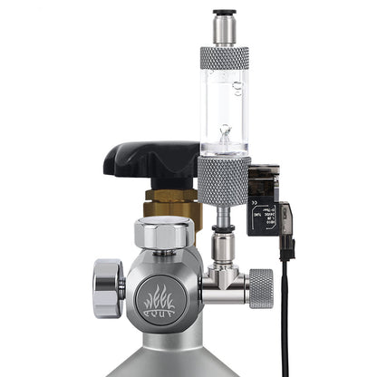 CO2 Double Meter Regulator Solenoid Valve