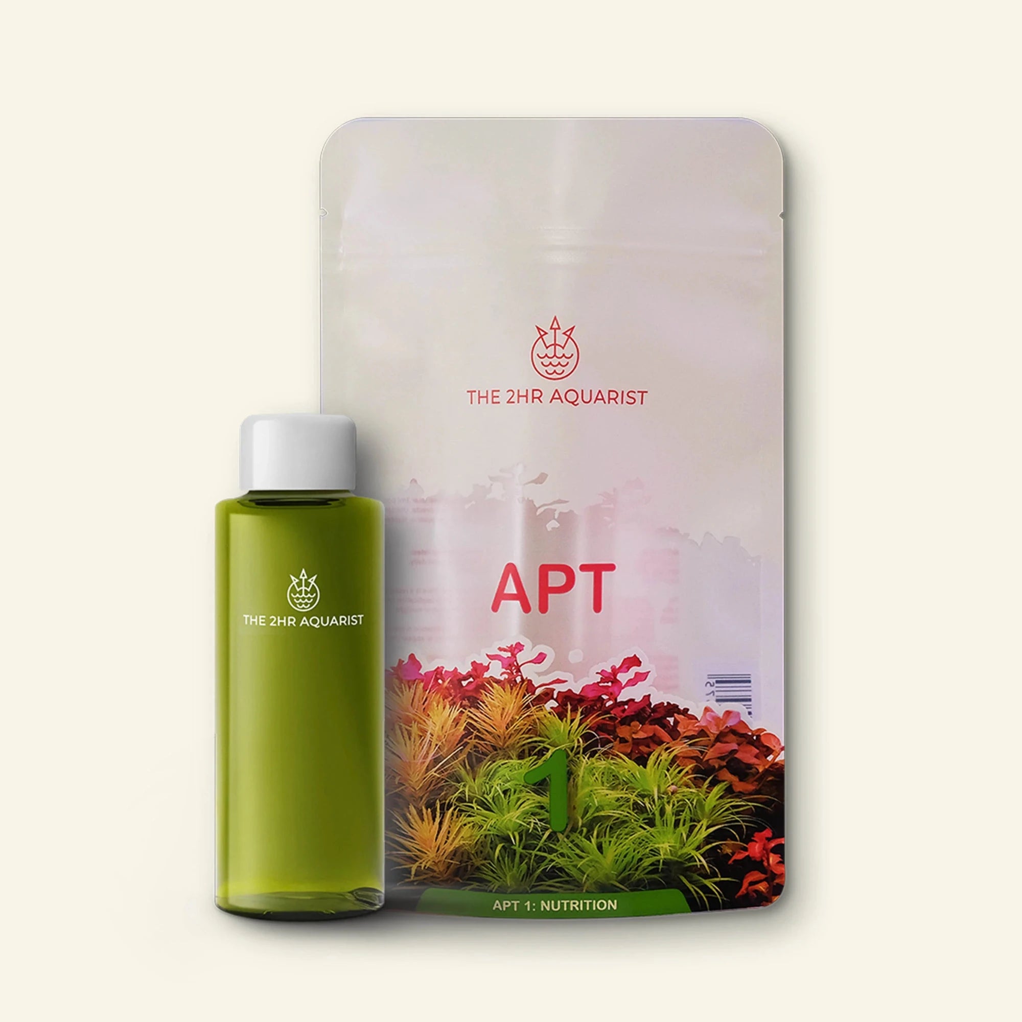 A green bottle of 2Hr Aquarist APT 3 Complete 100ml aquatic plant fertiliser