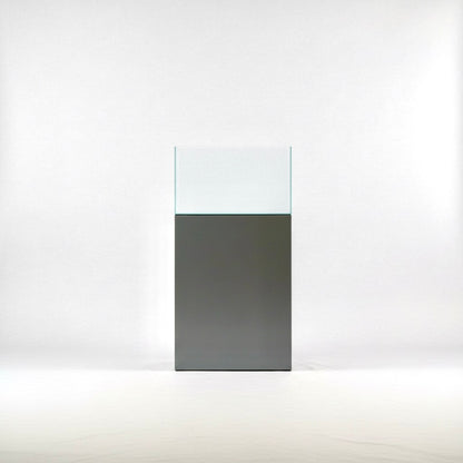 Ultra Clear Rimless Aquarium Tank & Aluminium Cabinet Stand Set 60 cm