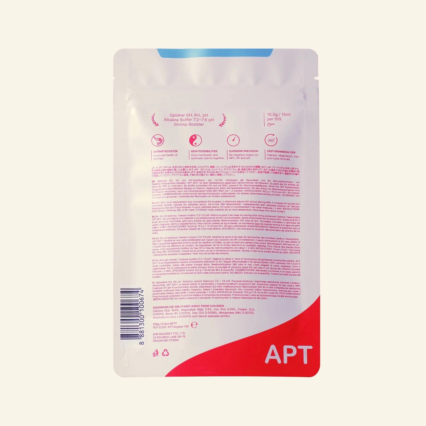 APT SKY Plus Water Hardness Boost