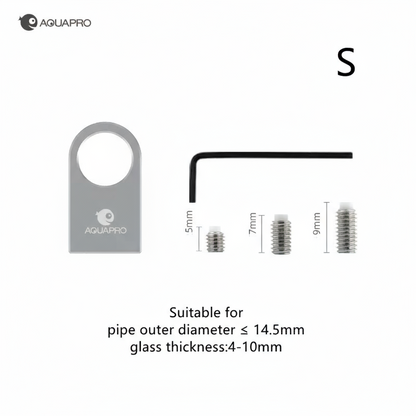 aqua pro aluminium lily pipe holder small