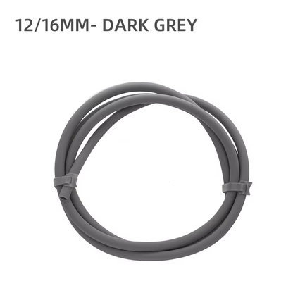 aqua pro silicone hose pipe dark grey 12/16