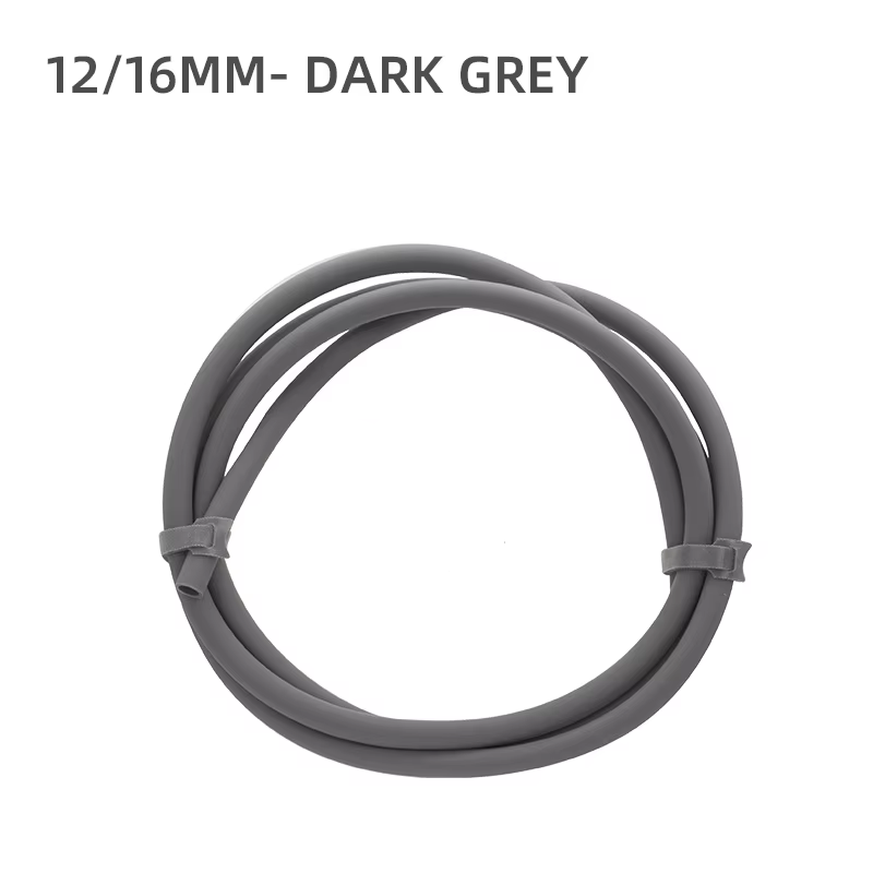 aqua pro silicone hose pipe dark grey 12/16