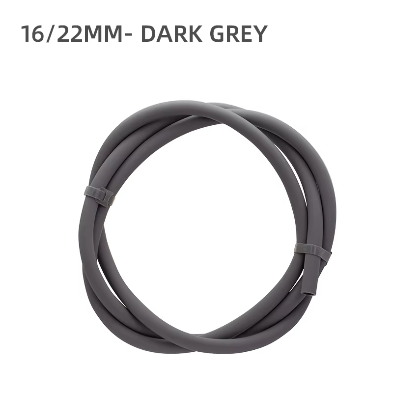 aqua pro silicone hose pipe dark grey 16/22