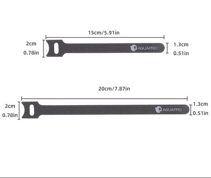aqua pro velcro tape dimensions