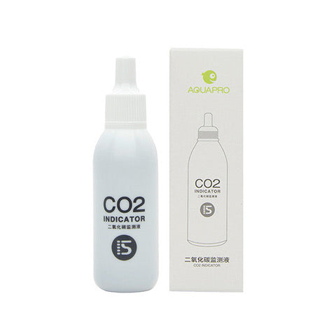 15ml CO2 indicator bottle with packaging on a white background