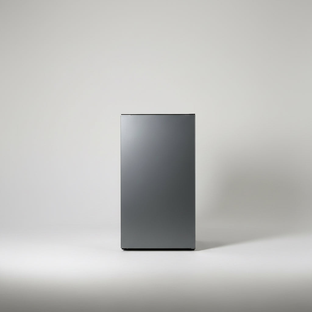 Rectangular dark grey aquarium cabinet 45cm on a light gray background cloudaqua