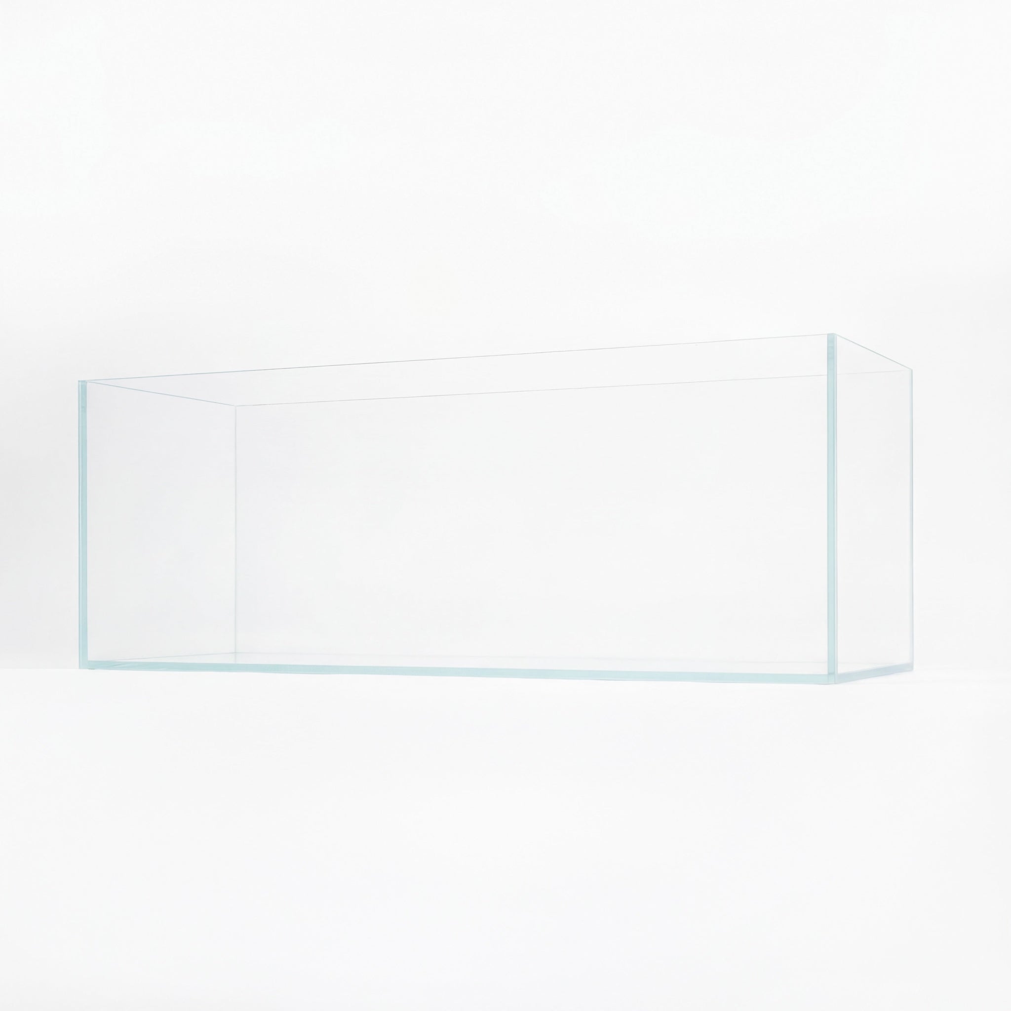 Clear glass aquarium with rimless design front and side profile 120cm 4ft