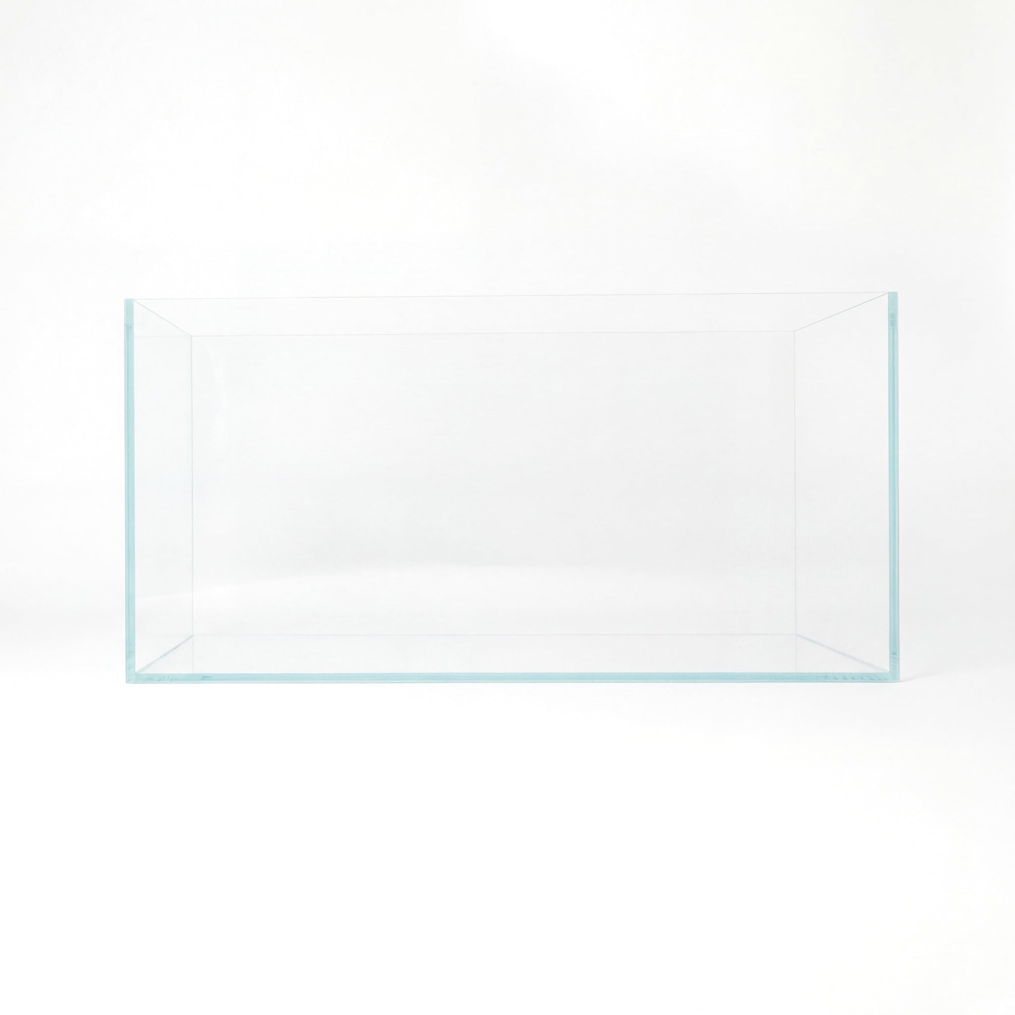 Clear glass aquarium fish tank front panel view cloudaqua 90cm