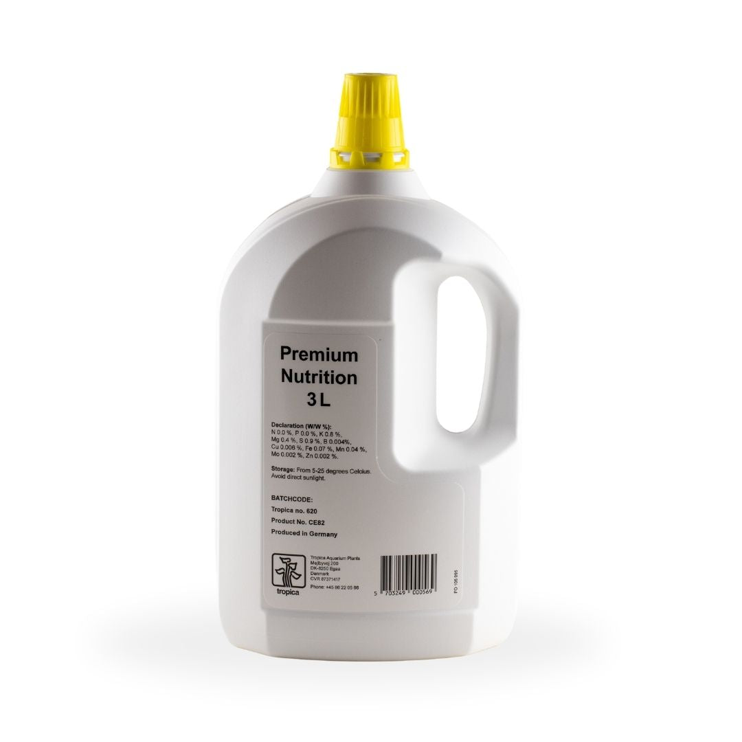 a large bottle of tropica premium nutrition 3000ml aquatic plant fertiliser.
