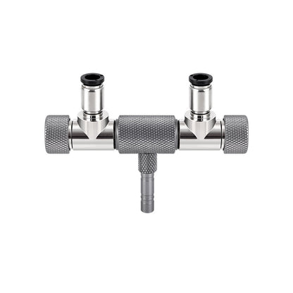 weekaqua 2 way co2 splitter push fit