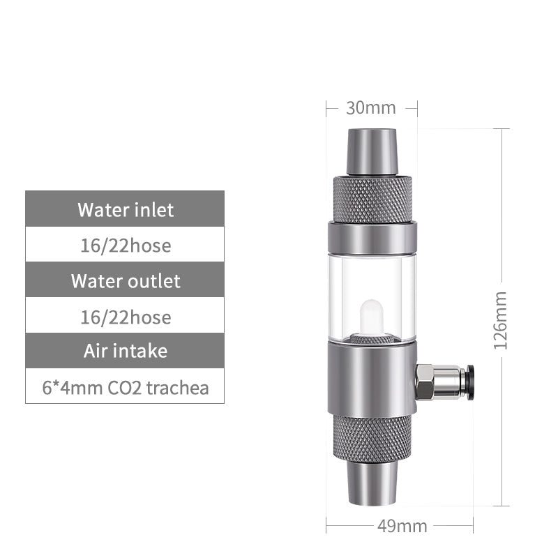 weekaqua co2 inline diffuser 16/22 diameter