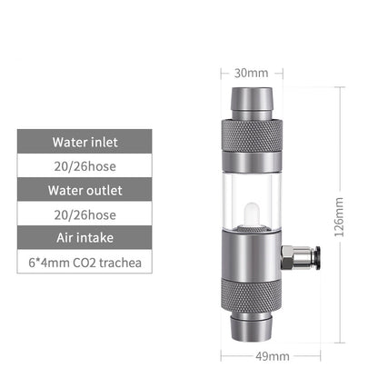 weekaqua co2 inline diffuser 20/26 diameter
