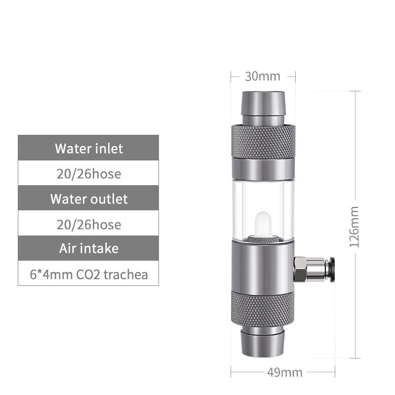 weekaqua co2 inline diffuser 20/26 diameter