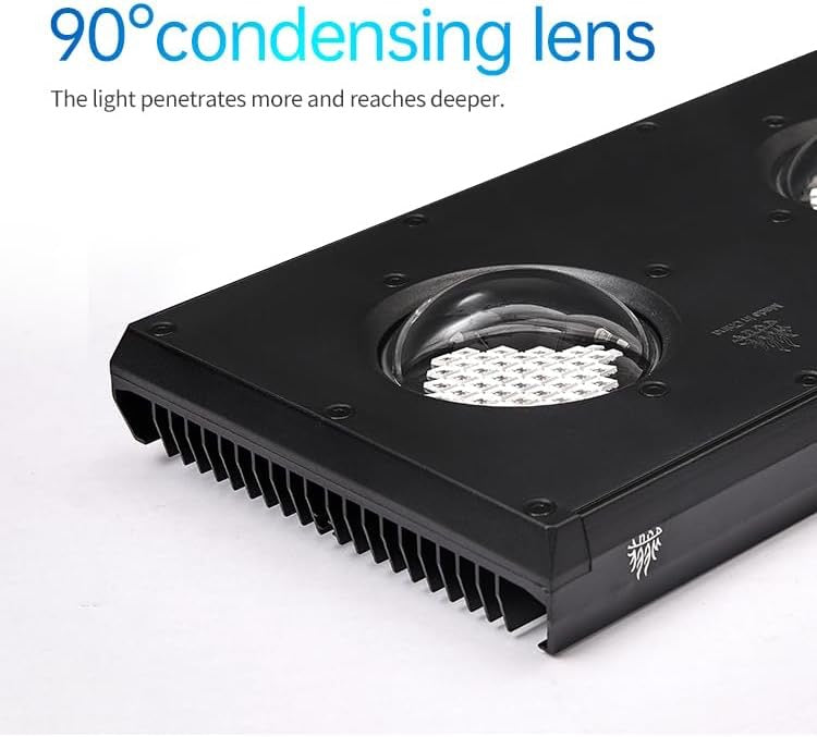 Black 90-degree condensing lens with text on a white background